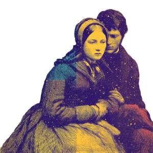 French Pop Art Portrait Vinyl Car Decal Sticker – Waterproof & UV-Resistant 8"