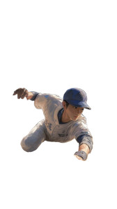 Korean Baseball Slide Vinyl Car Decal Sticker – Waterproof & UV-Resistant 8"