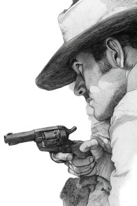 Cowboy Ambush Vinyl Car Decal Sticker – Waterproof & UV-Resistant 8"