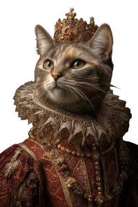 Regal Renaissance Cat Vinyl Car Decal Sticker – Waterproof & UV-Resistant 8" Regal Renaissance Cat Vinyl Car Decal Sticker – Waterproof & UV-Resistant 8"