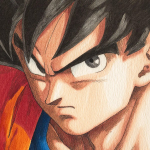 Kakarot Close-Up V2 Vinyl Car Decal Sticker – Waterproof & UV-Resistant 8"