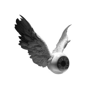 Winged Eyeball Vinyl Car Decal Sticker – Waterproof & UV-Resistant 8" Winged Eyeball Vinyl Car Decal Sticker – Waterproof & UV-Resistant 8"
