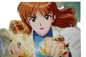 Sora Hanabira Scientist Vinyl Car Decal Sticker – Waterproof & UV-Resistant 8"