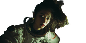 Future Asian Astronaut Vinyl Car Decal Sticker – Waterproof & UV-Resistant 8"