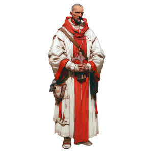 Medieval Monk Vinyl Car Decal Sticker – Waterproof & UV-Resistant 8" Medieval Monk Vinyl Car Decal Sticker – Waterproof & UV-Resistant 8"