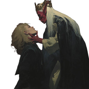 Alien Confrontation Vinyl Car Decal Sticker – Waterproof & UV-Resistant 8"