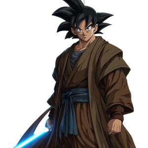 Goku Jedi Vinyl Car Decal Sticker – Waterproof & UV-Resistant 8" Goku Jedi Vinyl Car Decal Sticker – Waterproof & UV-Resistant 8"