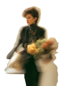 Floral Cyber Female Vinyl Car Decal Sticker – Waterproof & UV-Resistant 8"