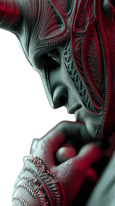 Devil-Lord Portrait Vinyl Car Decal Sticker – Waterproof & UV-Resistant 8"