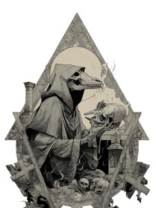 Evil Occult Master V3 Vinyl Car Decal Sticker – Waterproof & UV-Resistant 8"