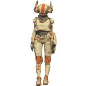 Ancient Space Warrior Vinyl Car Decal Sticker – Waterproof & UV-Resistant 8"