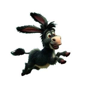 Flying Donkey Vinyl Car Decal Sticker – Waterproof & UV-Resistant 8"