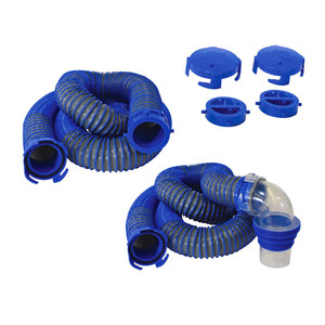 Duraflex Gator Sewer Hose | 30ft Extended Length | Pliable, Crush-Resistant | Polymer Ribbing, Twist-Lock Fittings Duraflex Gator Sewer Hose | 30ft Extended Length | Pliable, Crush-Resistant | Polymer Ribbing, Twist-Lock Fittings