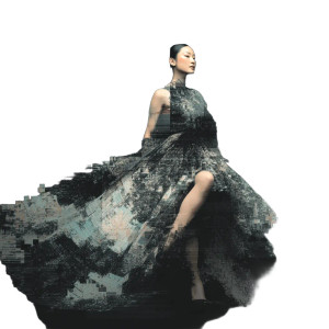 Ethereal Voxel Dress Vinyl Car Decal Sticker – Waterproof & UV-Resistant 8" Ethereal Voxel Dress Vinyl Car Decal Sticker – Waterproof & UV-Resistant 8"