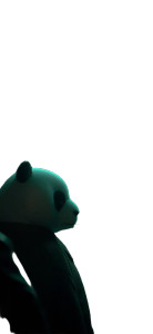 Smoking Panda V2 Vinyl Car Decal Sticker – Waterproof & UV-Resistant 8"