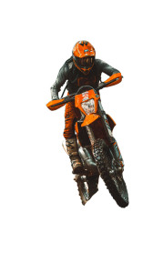 Ktm Rider Jump Vinyl Car Decal Sticker – Waterproof & UV-Resistant 8"