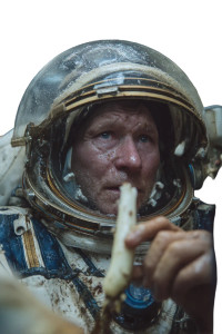 Astronaut With Asparagus Vinyl Car Decal Sticker – Waterproof & UV-Resistant 8"