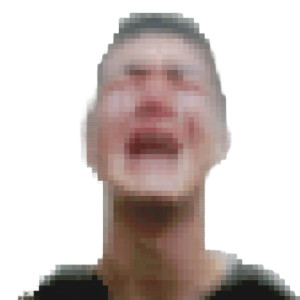 Crying Man Vinyl Car Decal Sticker – Waterproof & UV-Resistant 8"