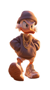 Stylish Scrooge Mcduck Vinyl Car Decal Sticker – Waterproof & UV-Resistant 8"