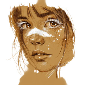 Golden Portrait Girl Vinyl Car Decal Sticker – Waterproof & UV-Resistant 8" Golden Portrait Girl Vinyl Car Decal Sticker – Waterproof & UV-Resistant 8"