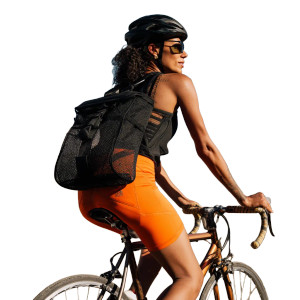 Woman On Bike Vinyl Car Decal Sticker – Waterproof & UV-Resistant 8" Woman On Bike Vinyl Car Decal Sticker – Waterproof & UV-Resistant 8"