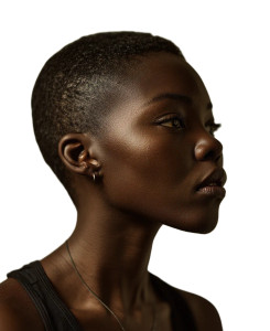 African Woman Portrait V9 Vinyl Car Decal Sticker – Waterproof & UV-Resistant 8"