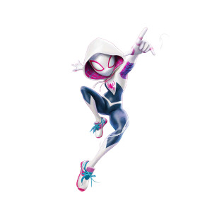 Spider-Gwen Poster Vinyl Car Decal Sticker – Waterproof & UV-Resistant 8"
