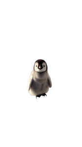 Penguin Chick Porch Vinyl Car Decal Sticker – Waterproof & UV-Resistant 8"