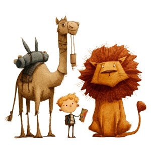 Diverse Characters Trio Vinyl Car Decal Sticker – Waterproof & UV-Resistant 8"