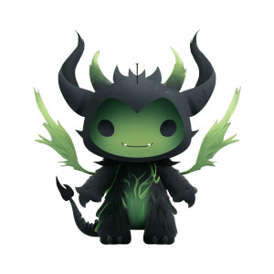 Cute Demon Barbatos V2 Vinyl Car Decal Sticker – Waterproof & UV-Resistant 8"