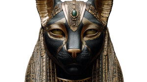 Bastet Goddess Vinyl Car Decal Sticker – Waterproof & UV-Resistant 8"