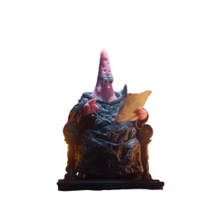 Medieval Patrick Star Vinyl Car Decal Sticker – Waterproof & UV-Resistant 8"