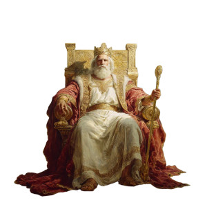 Divine King David Vinyl Car Decal Sticker – Waterproof & UV-Resistant 8"