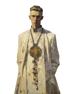 Circuitry Cleric Vinyl Car Decal Sticker – Waterproof & UV-Resistant 8"