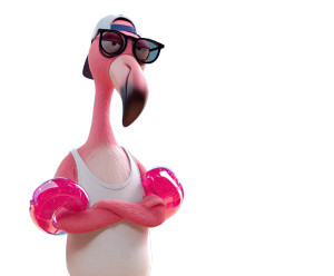 Disgruntled Flamingo Vinyl Car Decal Sticker – Waterproof & UV-Resistant 8" Disgruntled Flamingo Vinyl Car Decal Sticker – Waterproof & UV-Resistant 8"