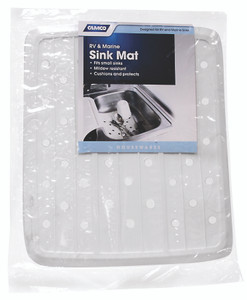 Ultimate Protection RV Sink Mat | Small Size 10x11-3/4 | Mildew Resistant Vinyl | Drain Holes | Camco Ultimate Protection RV Sink Mat | Small Size 10x11-3/4 | Mildew Resistant Vinyl | Drain Holes | Camco