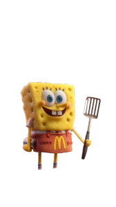 Sponge In Kitchen Vinyl Car Decal Sticker – Waterproof & UV-Resistant 8"