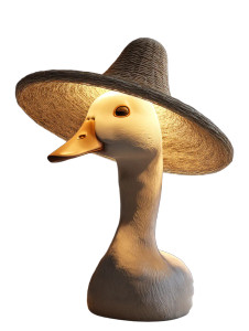 Goose In Hat V4 Vinyl Car Decal Sticker – Waterproof & UV-Resistant 8"