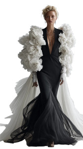 Elegant Evening Gown Vinyl Car Decal Sticker – Waterproof & UV-Resistant 8"