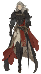 Dark Elven Knight V4 Vinyl Car Decal Sticker – Waterproof & UV-Resistant 8"