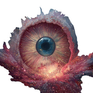 Cosmic Eye Swallower Vinyl Car Decal Sticker – Waterproof & UV-Resistant 8"
