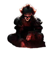 Evil Pennywise Vinyl Car Decal Sticker – Waterproof & UV-Resistant 8"