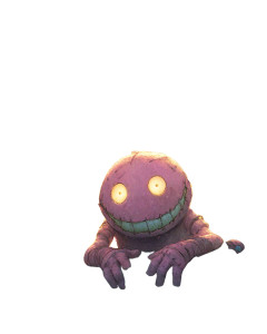 Stitched Smile Creature Vinyl Car Decal Sticker – Waterproof & UV-Resistant 8"