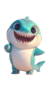 Baby Shark Vinyl Car Decal Sticker – Waterproof & UV-Resistant 8" Baby Shark Vinyl Car Decal Sticker – Waterproof & UV-Resistant 8"