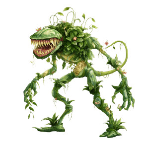 Carnivorous Plant Ent Vinyl Car Decal Sticker – Waterproof & UV-Resistant 8"