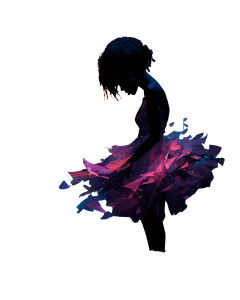 Fantasy Waterfall Maiden Vinyl Car Decal Sticker – Waterproof & UV-Resistant 8"