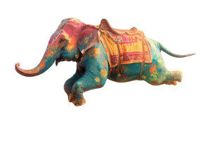 Colorful Flying Elephant Vinyl Car Decal Sticker – Waterproof & UV-Resistant 8" Colorful Flying Elephant Vinyl Car Decal Sticker – Waterproof & UV-Resistant 8"