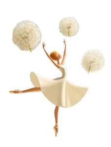 Dandelion Ballerina Vinyl Car Decal Sticker – Waterproof & UV-Resistant 8" Dandelion Ballerina Vinyl Car Decal Sticker – Waterproof & UV-Resistant 8"