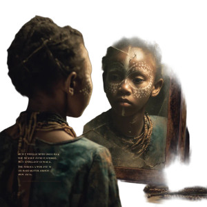 Tribal Gaze Vinyl Car Decal Sticker – Waterproof & UV-Resistant 8"