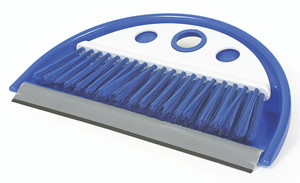 Camco Whisk Broom with Dustpan | Convenient Storage | Blue Bristles | Limited Warranty Camco Whisk Broom with Dustpan | Convenient Storage | Blue Bristles | Limited Warranty